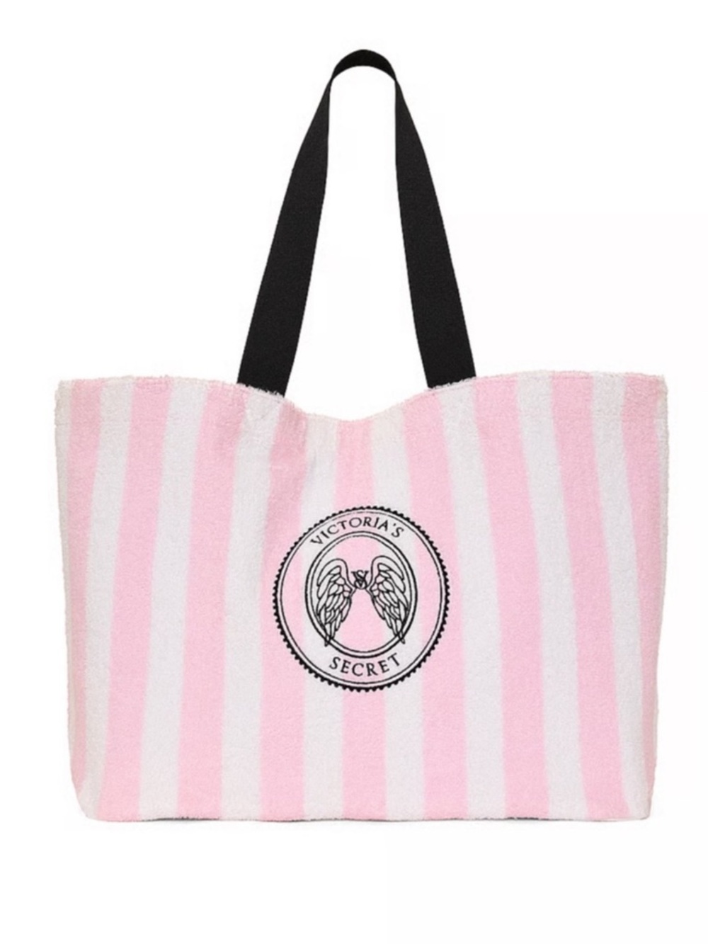 Victoria's Secret Pink & White Striped Beach Tote BNIP RETAIL $49.95